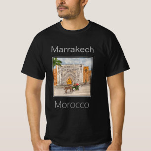 T-shirt Marrakech Bab Agnaou Maroc