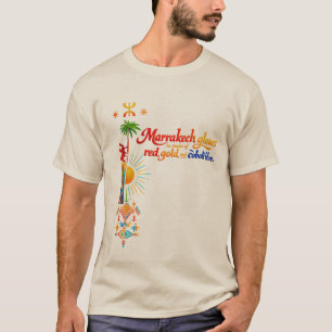 T-shirt Marrakech Brille – Tee-shirt d'Art Marocain Vibran
