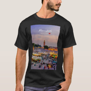 T-shirt Marrakech, Maroc - Place Jemaa el Fnaa