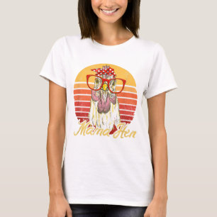 T-shirt marrant Mama poule art mot poulet