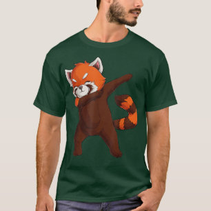 T-shirt marrant panda rouge dabing pour enfants garçons fi