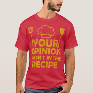 T-shirt marrante chef art hommes femmes cuisinier pâtisser