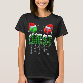 T-shirt Marrons Correspondance Famille Drôle Noix de Noël