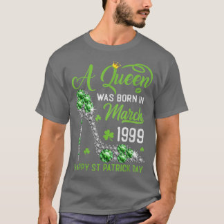 T-shirt Mars 1999 24e anniversaire Joyeux St Patrick's Day