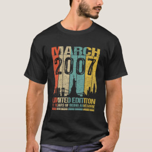 T-shirt Mars 2007 Edition Limitée 15 Ans D'Être Aweso