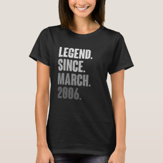 T-shirt Mars Anniversaire 17ème Décoration 17 ans Vintag