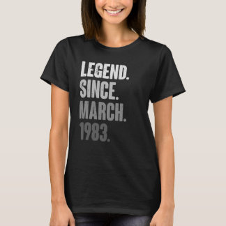 T-shirt Mars Anniversaire 40ème Décoration 40 ans Vintag
