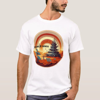 T-shirt MARS DE COLONISATION vintage