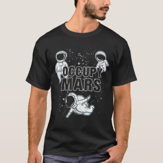 T-shirt Mars Elon Musk SpaceX Occupy occupe Mars