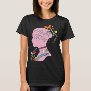 T-shirt Mars est le Mois de l'histoire des femmes Soutien