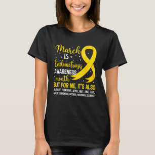 T-shirt Mars Est Le Mois De Sensibilisation À L'Endometrio