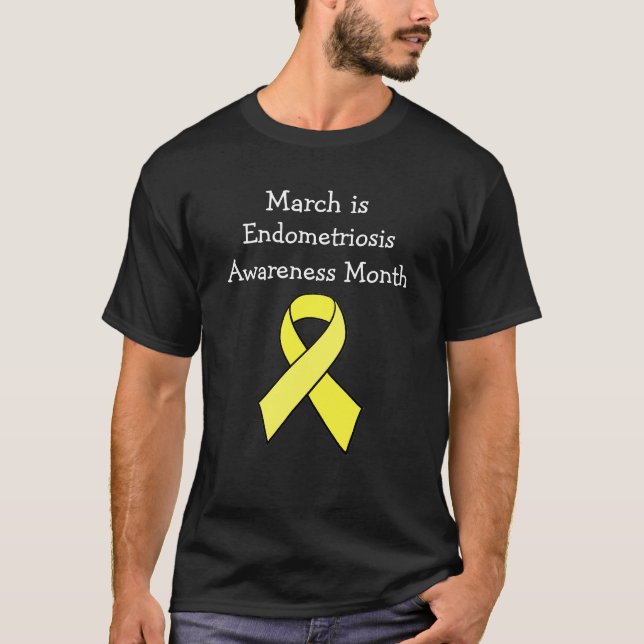 T-shirt Mars est le Mois de sensibilisation à l'endométrio (Devant)