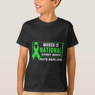 T-shirt Mars Est Le Mois National De Sensibilisation Aux M