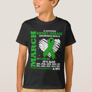 T-shirt Mars Est Le Mois National De Sensibilisation Aux M