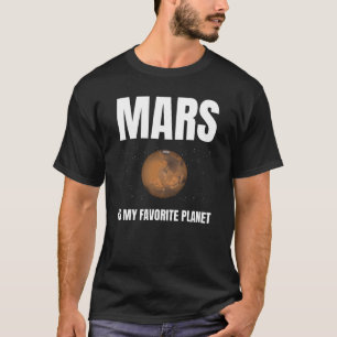 T-shirt Mars est ma planète préférée