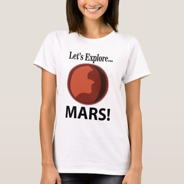 T-shirt Mars Explorons  (Devant)