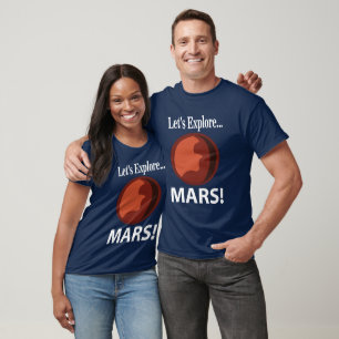 T-shirt Mars Explorons Mars