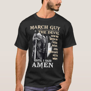 T-shirt Mars Guy Marche Anniversaire Pour Hommes