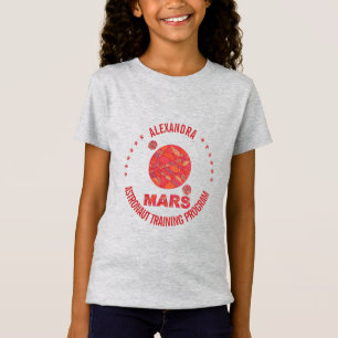 T-Shirt Mars La planète rouge Geek spatial Système solaire