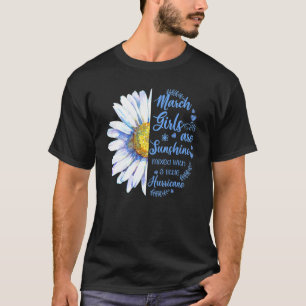 T-shirt Mars Les Filles Sont Soleil Mélange Petit Ouragan
