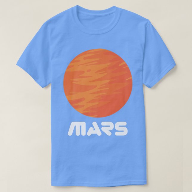 T-shirt Mars Planète Rouge Planète Espace astronaute (Design devant)