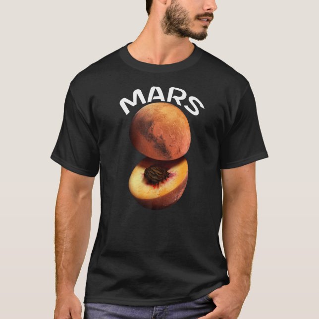T-shirt Mars Pour Astronome Red Planet (Devant)