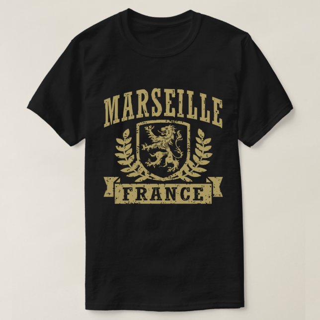 T-shirt Marseille France (Design devant)