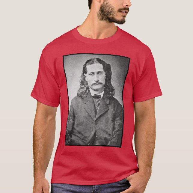 T-shirt Marshal Wild Bill Hickok Old West Gunfighter (Devant)