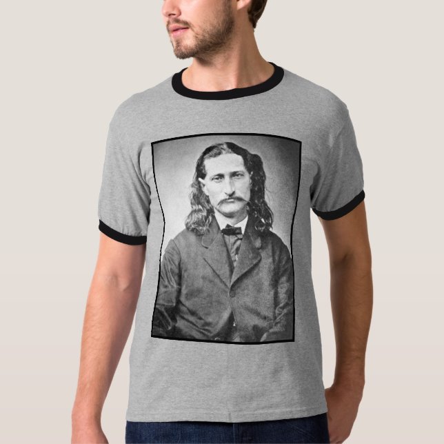 T-shirt Marshal Wild Bill Hickok Old West Gunfighter (Devant)
