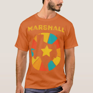 T-shirt Marshall Texas Vintage Souvenir déshabillé 1