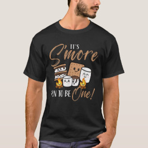 T-shirt Marshmallow de feu de camp d'anniversaire C'est pl