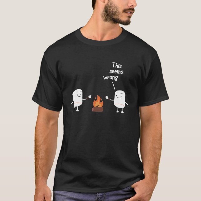 T-shirt Marshmallow Roaster Smore Camping Smore Station Ca (Devant)
