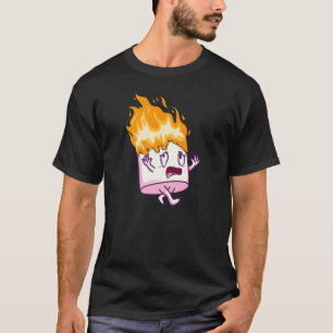 T-shirt Marshmallow Sur Feu S'mores Camping Feu de Campagn
