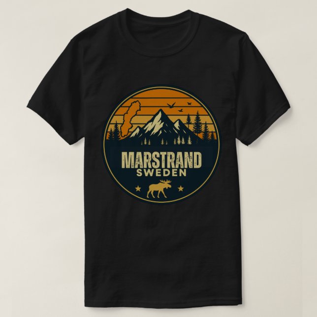 T-shirt Marstrand, Suède Sverige (Design devant)