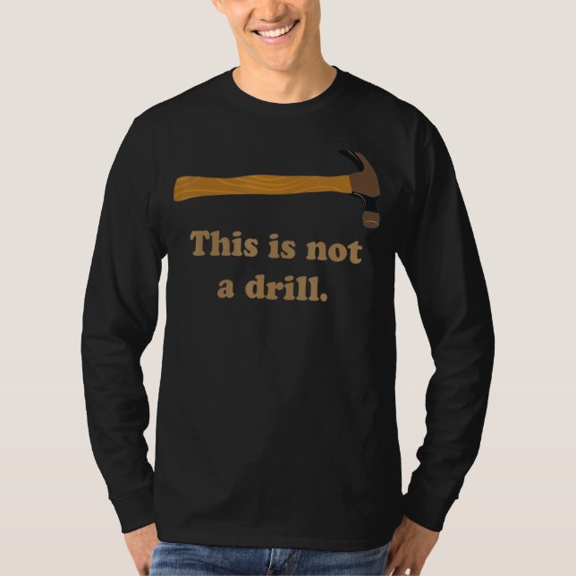 T-shirt Marteau Ce N'Est Pas Un Fabriquant (Devant)