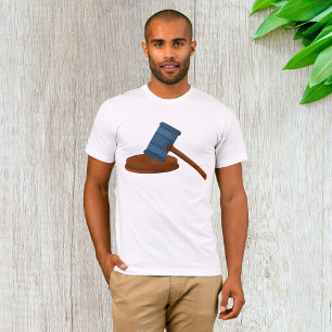 T-shirt Marteau de juge en bois Cour
