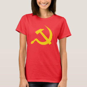 T-shirt Marteau et faucille communistes