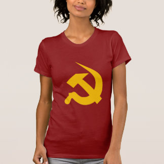 T-shirt Marteau et faucille Néo--Épais de jaune de chrome