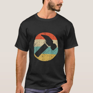 T-shirt Marteau rétro Vintage de charpentier