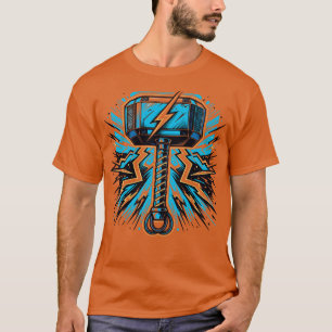 T-shirt Marteau SuperheroInspiré Mjolnir Tonnerre