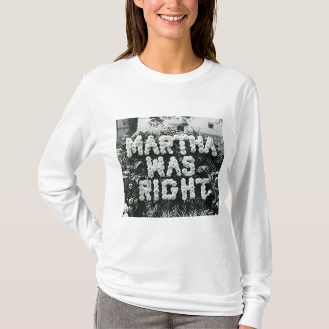 T-shirt Martha avait raison (Devant)