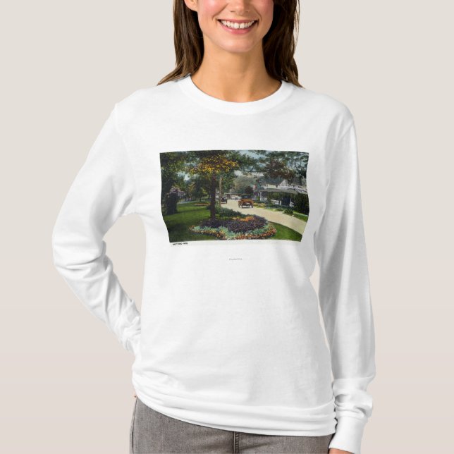 T-shirt Martha's Vineyard, vue de parc de Hartford (Devant)