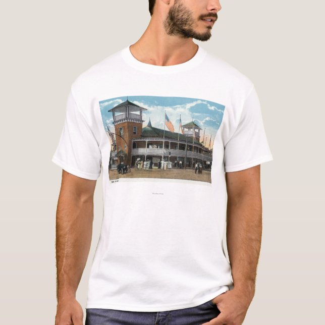 T-shirt Martha's Vineyard, vue de Tivoli (Devant)