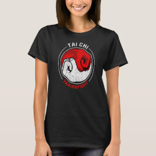 T-shirt Martial Art Tai Chi Train Vintage combat Yin Yang 