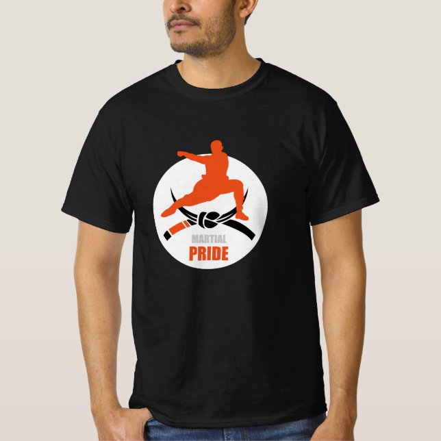 T-shirt Martial Arts Black Belt Pride (Devant)