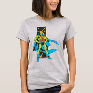 T-shirt Martian Manhunter & fond spatial