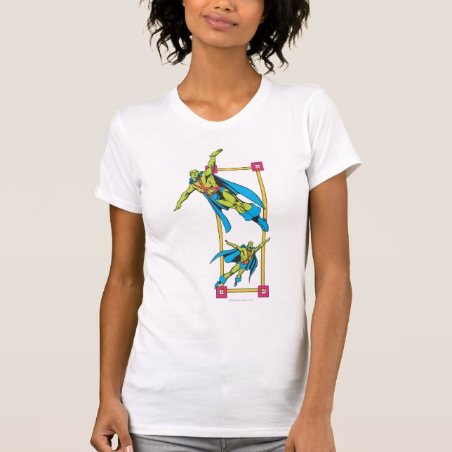 T-shirt Martian Manhunter Soit (Devant)