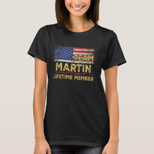 T-shirt Martin Nom de famille Shirt Team Martin Membre à v