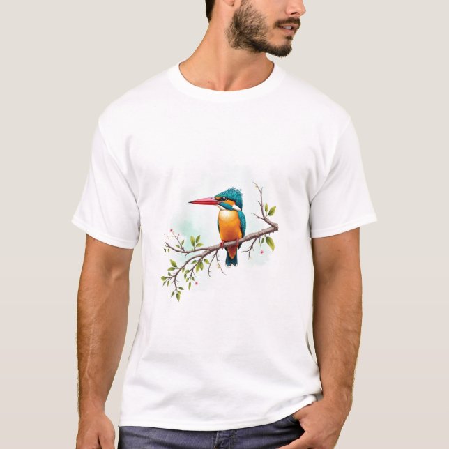 T-shirt martin pêcheur (Devant)