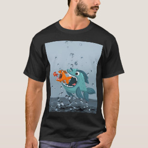 T-shirt Martin-pêcheur à ventre blanc de Noël